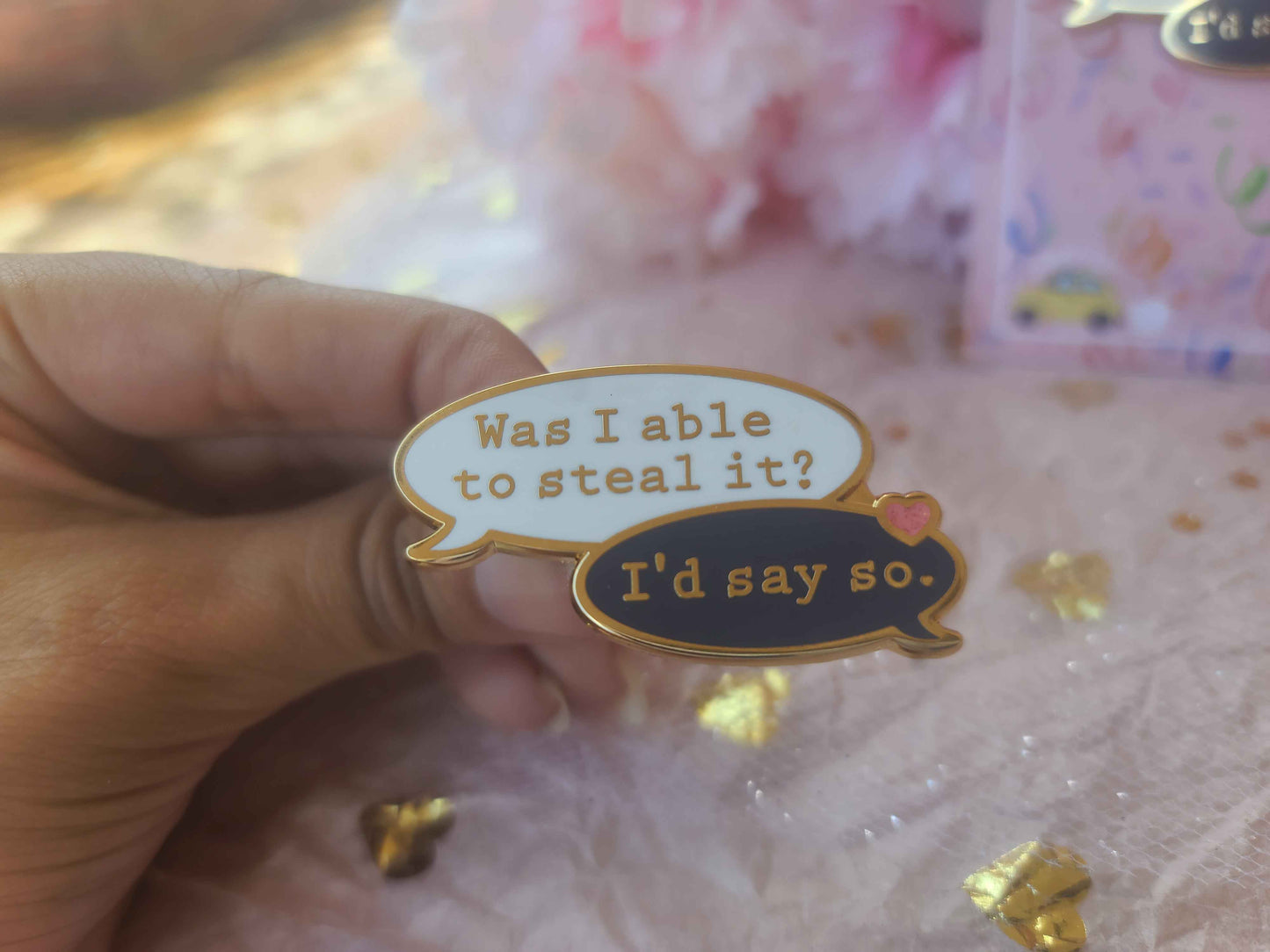 Lupin Zero - B-Grade Stole Your Heart Quote Pins