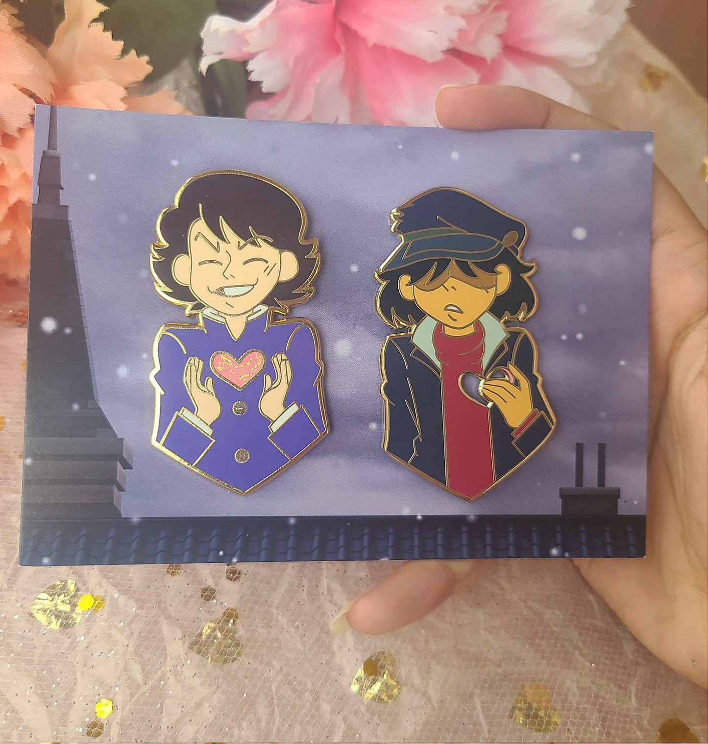 Lupin Zero: Stole Your Heart Jiglup Enamel Pin Set